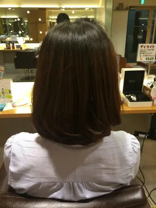 ミディアム カラー パーマ ヘアアレンジ メンズパーマの巨匠 鈴木純のヘアスタイル
