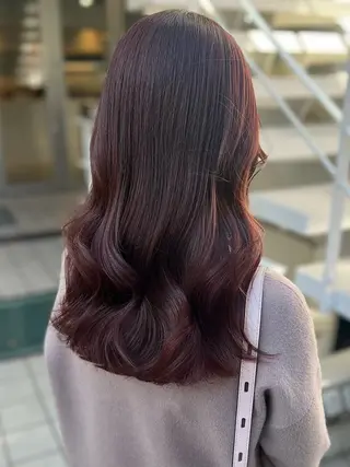 セミロング カラー ハイトーン/ブリーチ 💙みずき💙のヘアスタイル