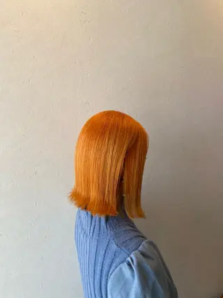 ミディアム 希優🌺ソムリエ /ブリーチ/カットのヘアスタイル