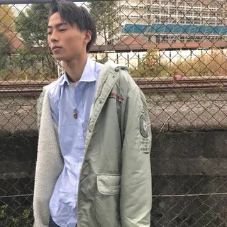 ショート カラー メンズ Vir by browのヘアスタイル