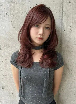 セミロング カラー piLLon/ RYUKAのヘアスタイル