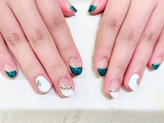 ショート ネイル ビアンカ金町店 中島　せり菜のネイルデザイン