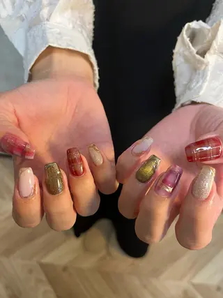 ネイル Amber21.所属・Nagahama Akariのネイルデザイン