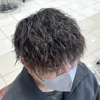 パーマ メンズ メンズ特化/勝田駅/ 佐和駅/鈴木輝瑠/のヘアスタイル