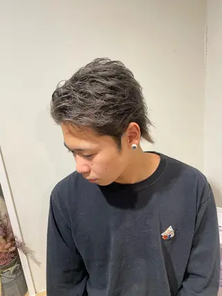 カラー メンズ Le'a所属・渋谷/フェード/ 國分 翔のヘアスタイル