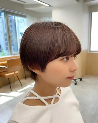 ショート カラー sand  S Ginza所属・🌟sand🌟 丸山悠斗のヘアスタイル