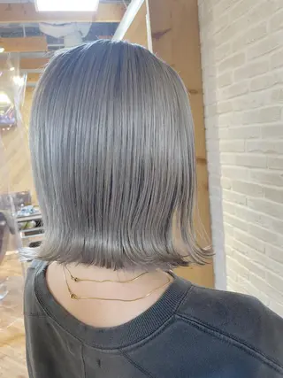 ミディアム カラー hair salon Ranun髪質改善のヘアスタイル