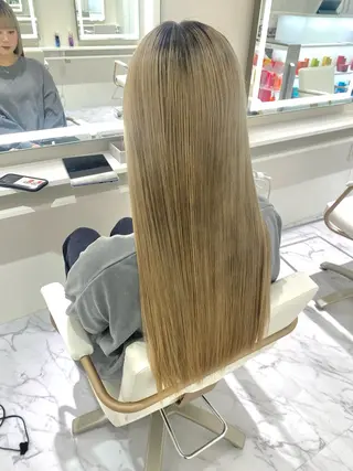 ロング カラー ParveMix🍀 藤原愛未のヘアスタイル