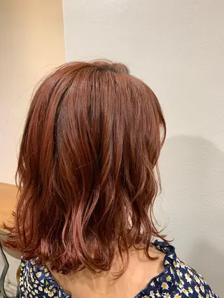ミディアム カラー 山崎 澪 レイヤーカット/大宮のヘアスタイル