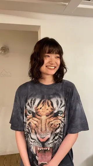 ミディアム パーマ 原宿/ケパーマ 🧺ユウマのヘアスタイル