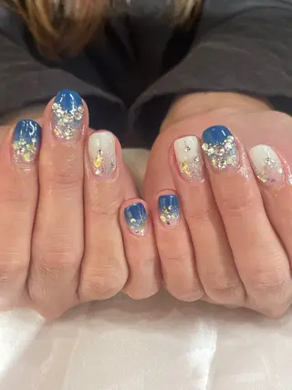 メンズ ネイル Chérinail 爪のお手入れのネイルデザイン