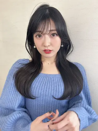 ロング カラー 個室サロンLOUIMADNA栄店所属・髪質改善美容師 個室サロン白金厚哉のヘアスタイル