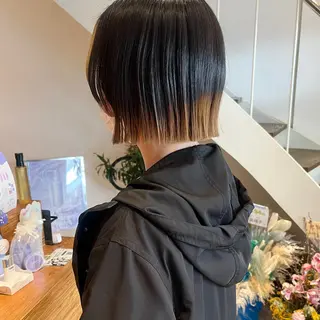 ショート ボブ/透明感カラー /坂口恵梨子のヘアスタイル