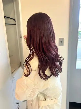 ロング カラー 淺井 捺央のヘアスタイル