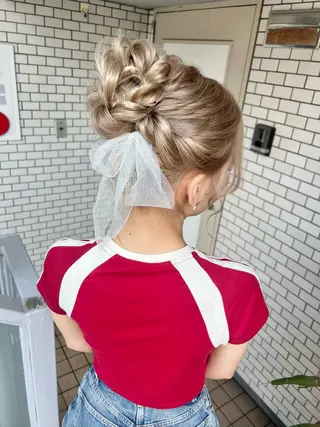 ヘアアレンジ 大人可愛いヘアメイク 💋🧚‍♀️しずかのヘアスタイル