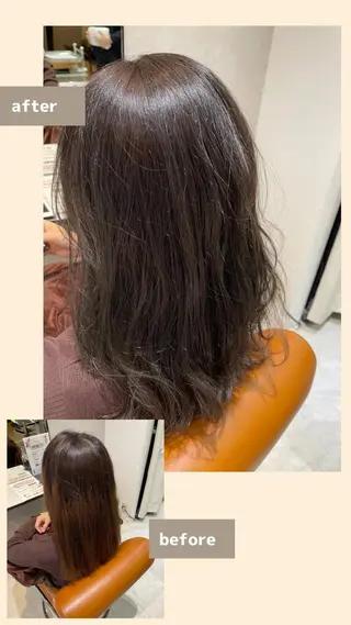 ミディアム カラー La fith hair letter所属・Lafith住道 TATSUYAのヘアスタイル