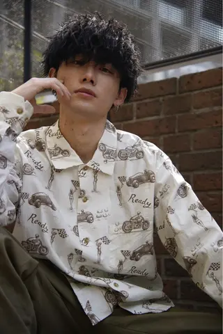 メンズ ✨メンズパーマ&大人 ショート✨　小野匠登のヘアスタイル