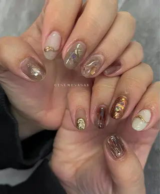 ネイル otsumeyasan所属・わたなべ ちかのネイルデザイン