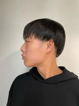 ミディアム ヘアアレンジ メンズ 髪や目黒店所属・Kamiya's TOKYO 安孫子のヘアスタイル