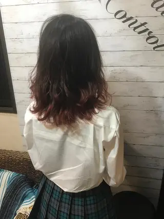 ミディアム カラー ていねい技術No.1 🌈諏訪 健太のヘアスタイル