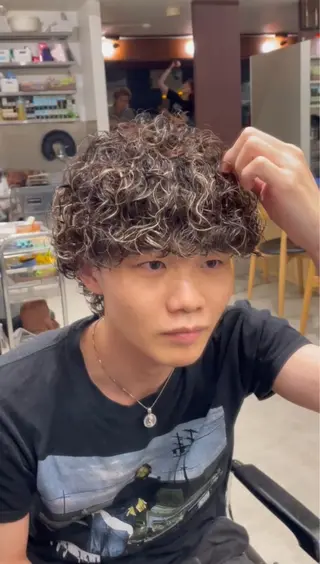 カラー パーマ メンズ fifth 武正 琉生のヘアスタイル