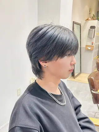 ショート カラー メンズ calna by ELMO  上ノ井のヘアスタイル