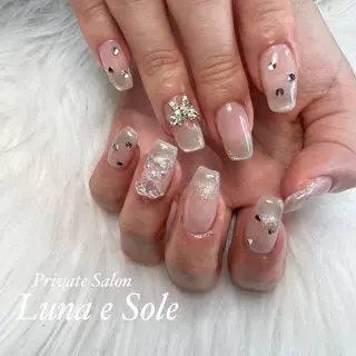 ロング ネイル Luna e  Soleのネイルデザイン