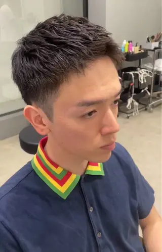 ショート パーマ メンズ メンズ専門サロン wokeのヘアスタイル