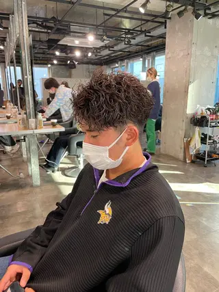 パーマ メンズ 艶髪/透明感🪽 DISCO🪽のヘアスタイル