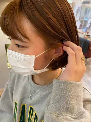 ショート カラー 🌿 Y U Iのヘアスタイル