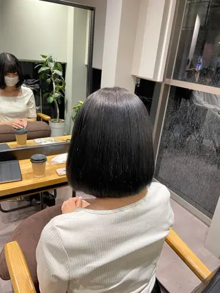 ミディアム 韓国風/オシャレ /縮毛矯正/滝口琴未のヘアスタイル