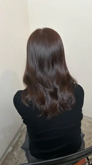 セミロング カラー 小澤 一稀のヘアスタイル