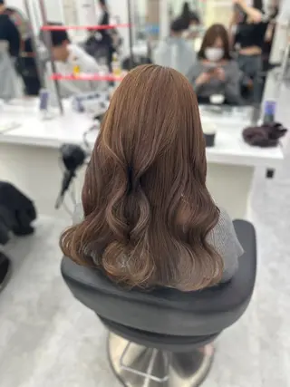 ロング カラー パーマ ヘアアレンジ メンズ キッズ ♥️韓国ヘア レイヤー♥️ゆりのヘアスタイル