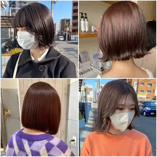 ミディアム 中尾 未来/艶カラー /カットモデルのヘアスタイル