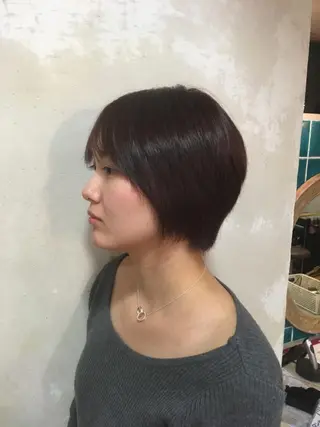 ショート カラー 前平 友慈のヘアスタイル
