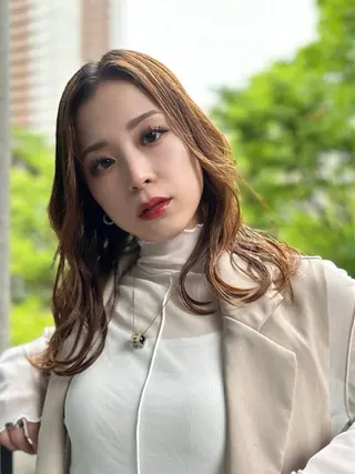 ロング GIEN 西宮ガーデンズプラス所属・中尾 碧斗のヘアスタイル