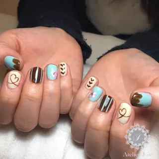 ネイル Nail salon アトリエジョワ　金山のネイルデザイン