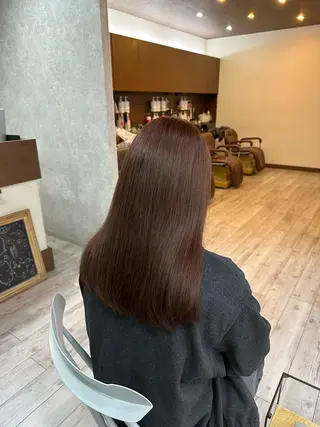 ミディアム カラー なぎは/暗髪・ ナチュラルカラーのヘアスタイル