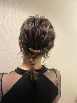 ショート ヘアアレンジ 🫧ぷる艶カラー🫧 Yuubi🦩のヘアスタイル