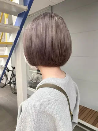 ミディアム カラー lani 天神大名/ブリーチのヘアスタイル