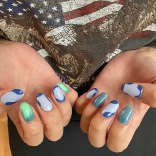 ネイル Amber21.所属・Nagahama Akariのネイルデザイン