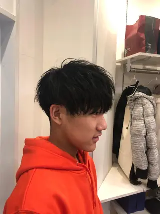 ショート カラー パーマ メンズ h&m  insi所属・HAIR SALON mimiのヘアスタイル