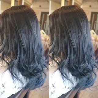 ミディアム カラー JILBLAN京都 ショート/ハイライトのヘアスタイル