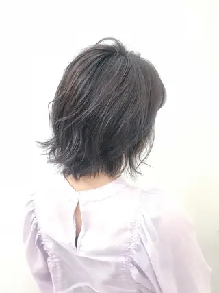 ショート カラー ブリーチカラー/ 岩破瑞希のヘアスタイル