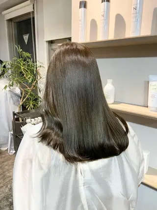 ロング 赤み消し/オリーブ /m a y aのヘアスタイル