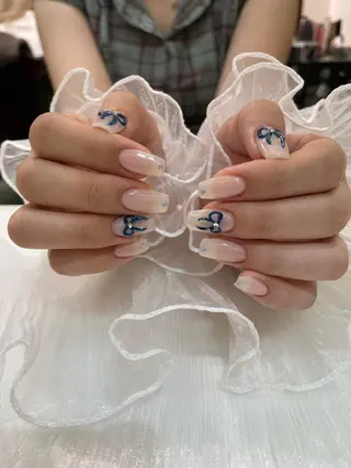 ネイル るか/透明感 カラー/アレンジのヘアスタイル