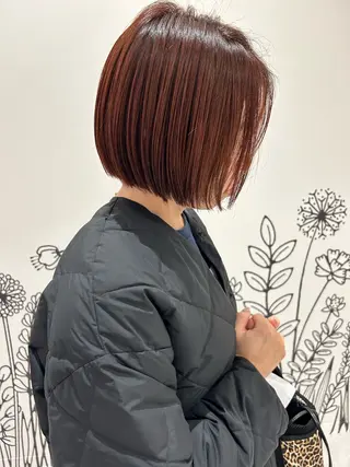 ミディアム カラー 白髪ぼかしハイライト /髪質改善🧤のヘアスタイル