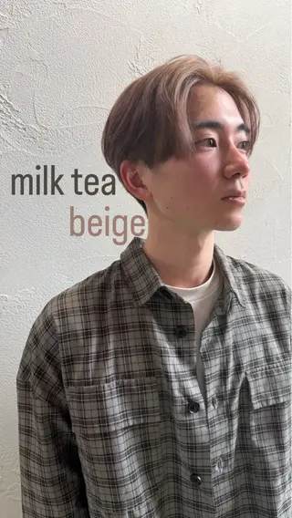 カラー メンズ 高崎／ブリーチ/ 齋藤充呂のヘアスタイル