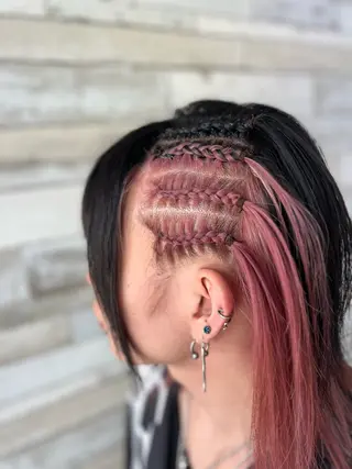 セミロング B-W ⭐️REIKOのヘアスタイル