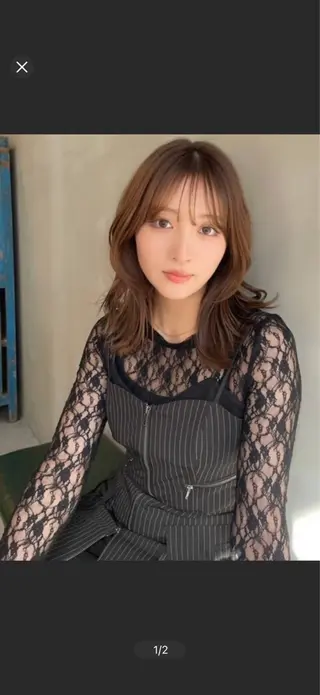 ミディアム カラー カラーモデル/ かずまのヘアスタイル